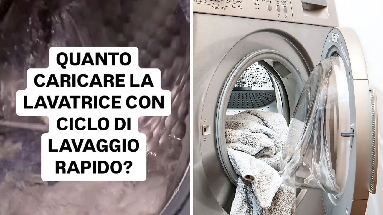 lavatrice lavaggio rapido