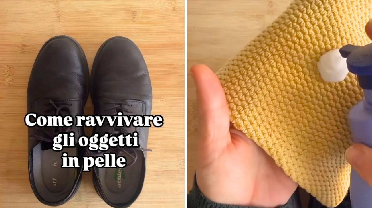 oggetti pelle rovinati