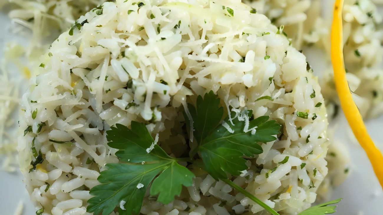 riso burro prezzemolo