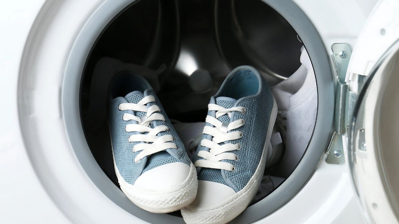 scarpe in lavatrice