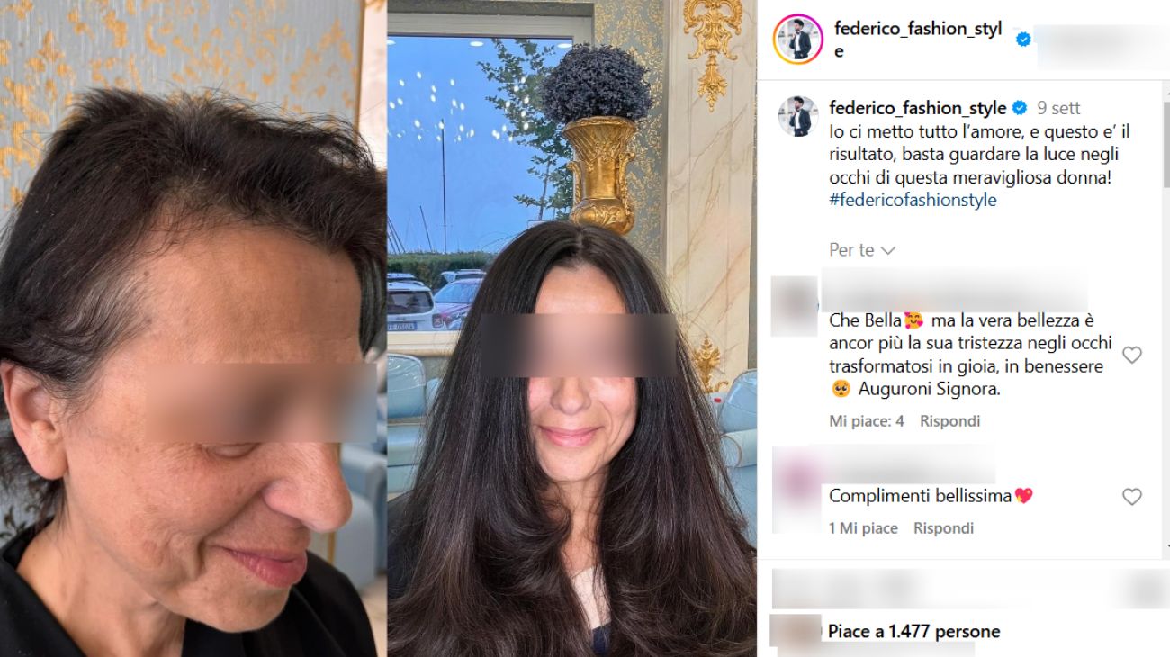 trasformazione Federico Fashion Style