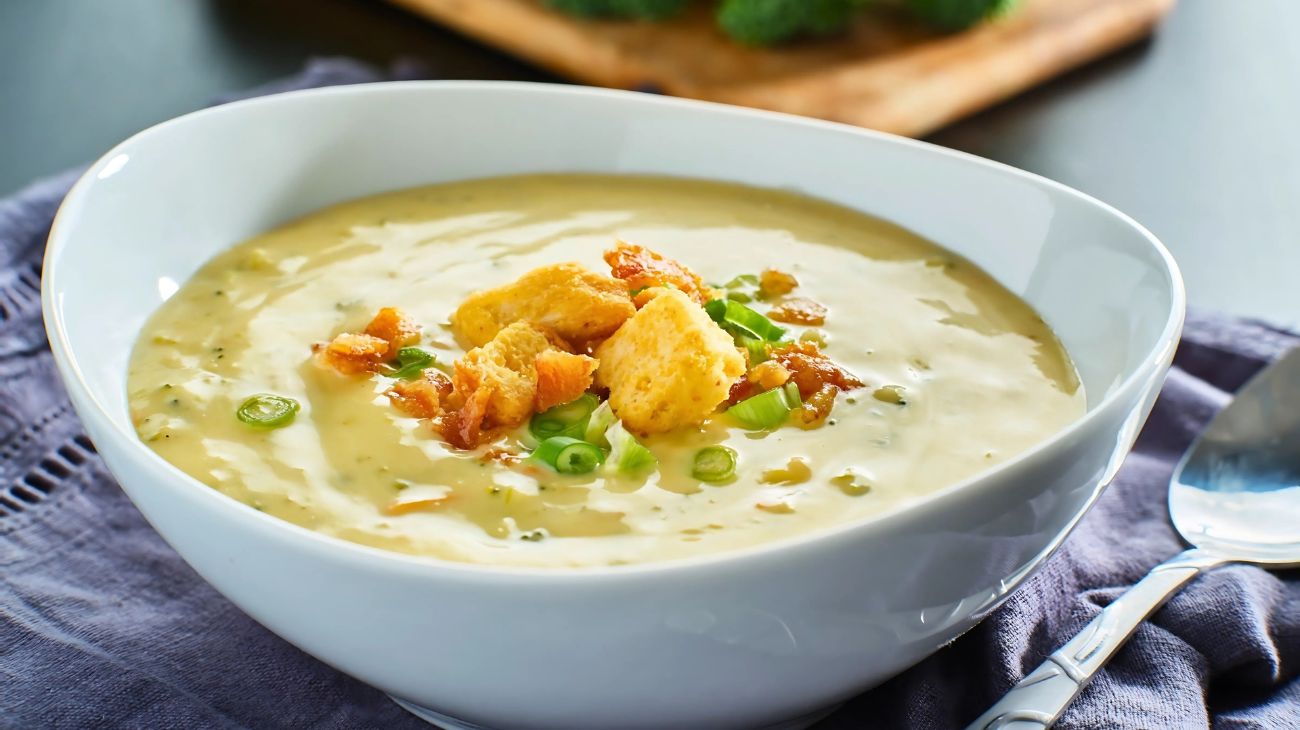 zuppa fagioli broccoli