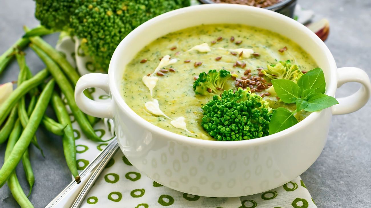 zuppa fagioli broccoli