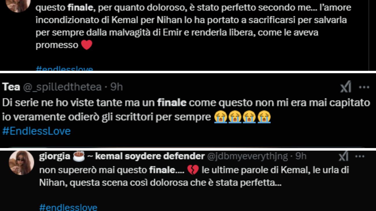 Dai commenti twitter per il finale di Endless Love