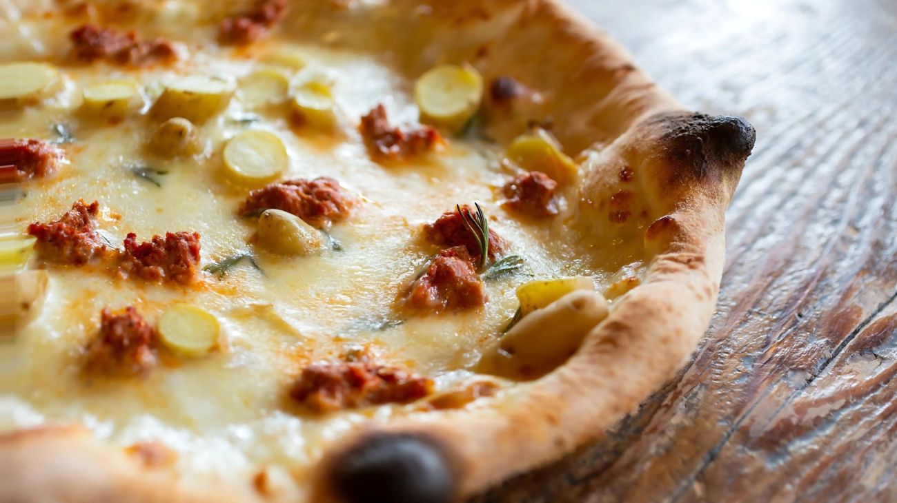 Focaccia salsiccia e patate