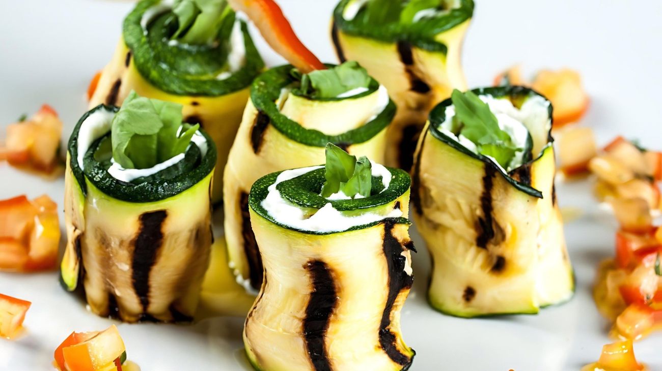 Involtini di zucchine con ricotta e spinaci