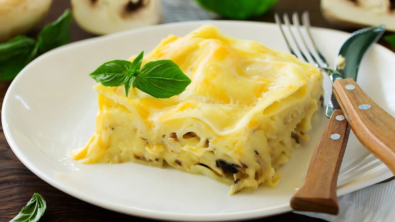 Lasagna ai funghi porcini