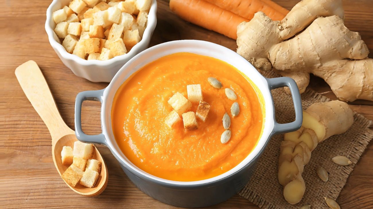 Vellutata di carote e zenzero