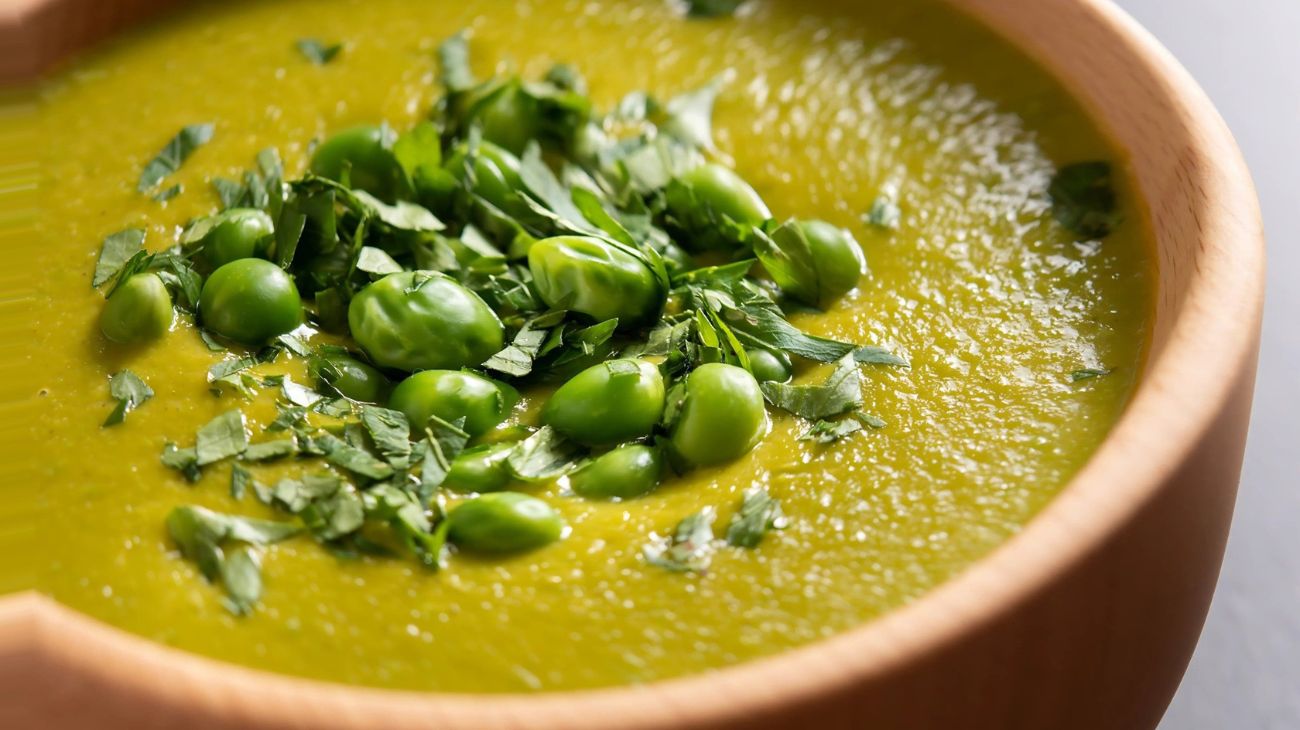 Vellutata di piselli