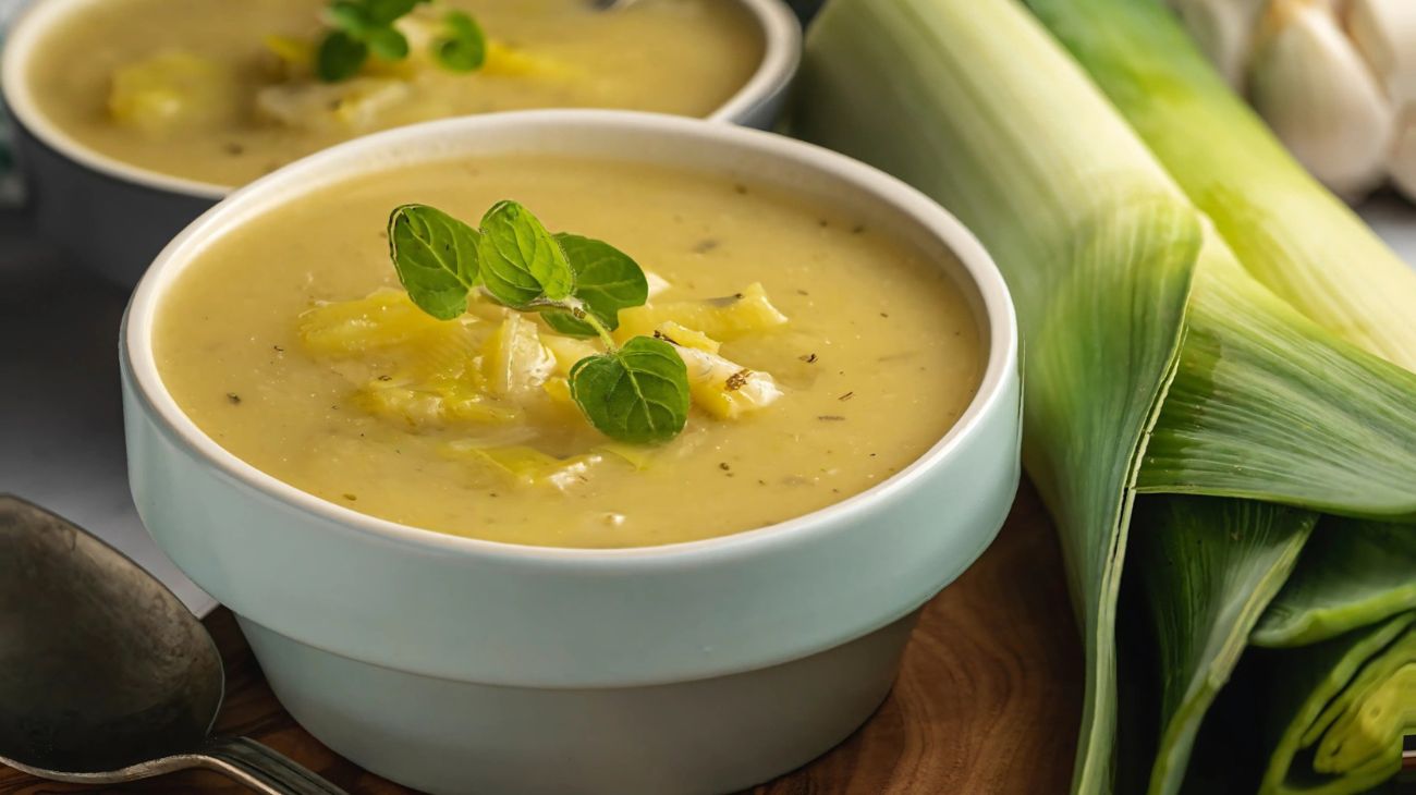 Vellutata di porri e patate