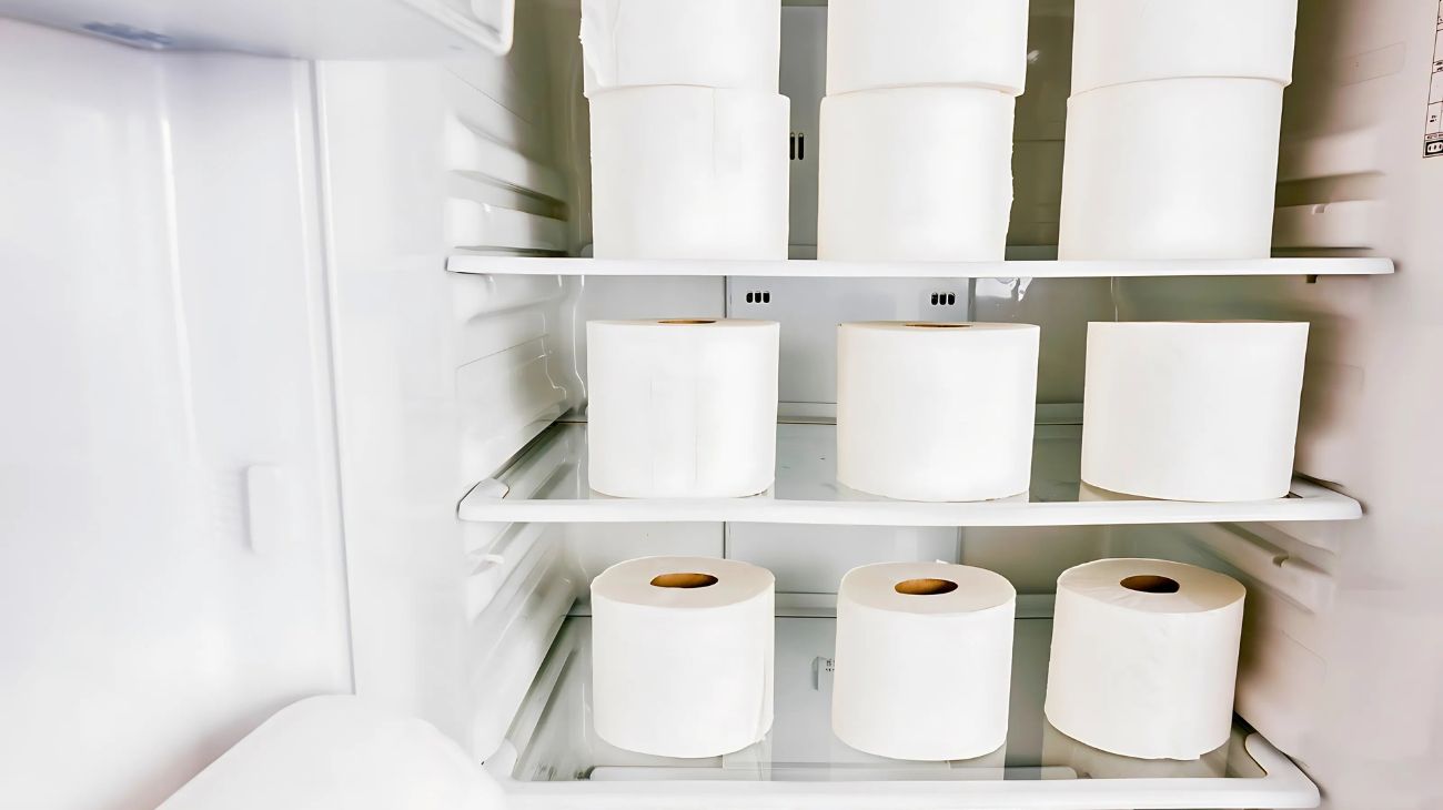 carta igienica frigorifero