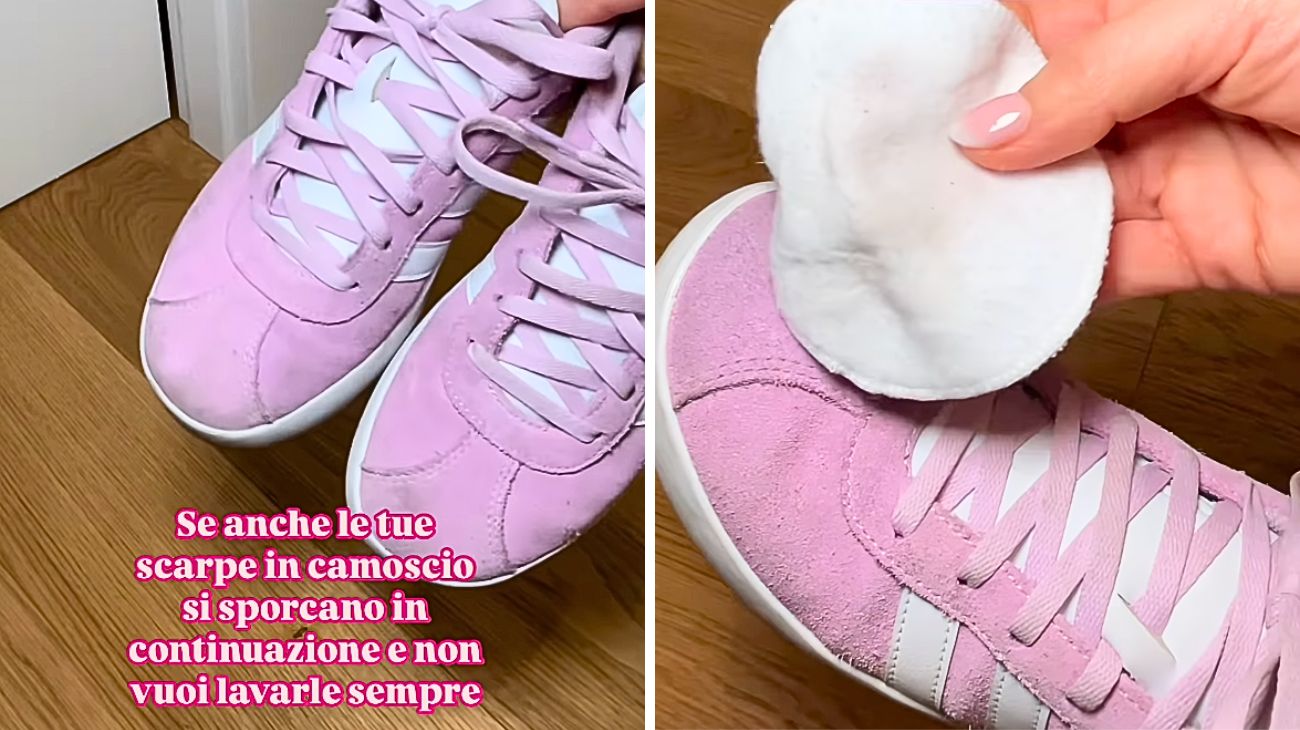 Scarpe in camoscio
