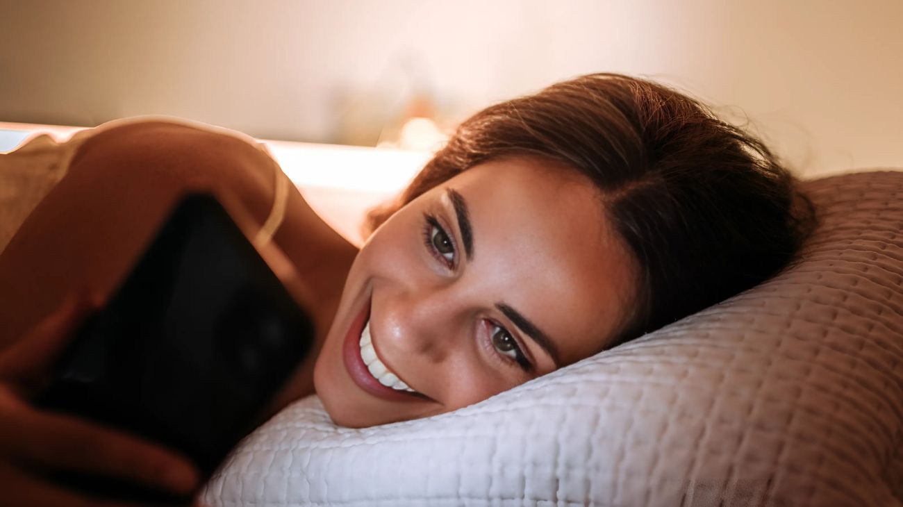 guardare video prima di dormire