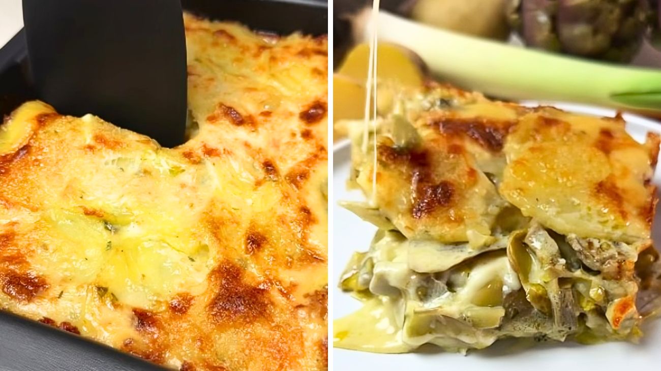 lasagna carciofi