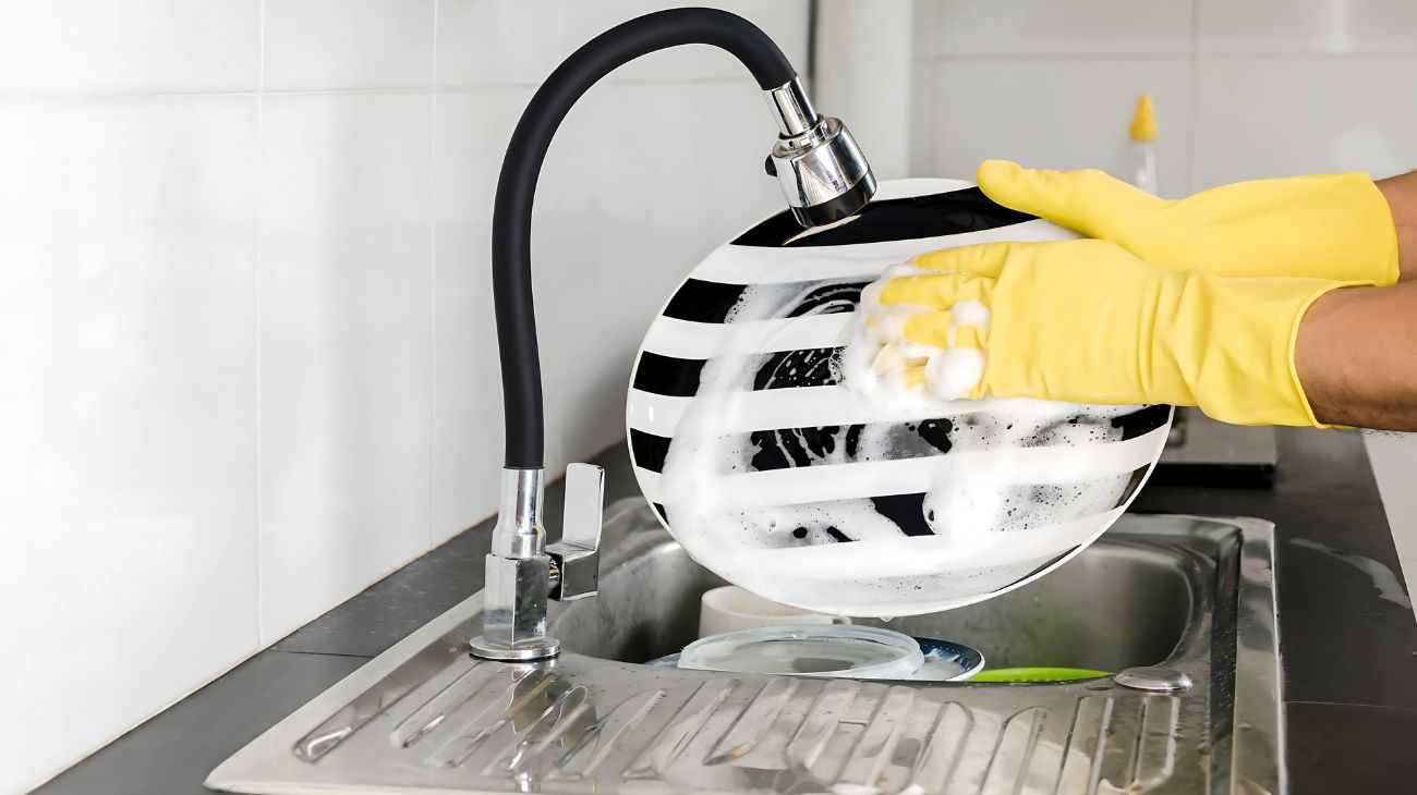 lavare i piatti detersivo