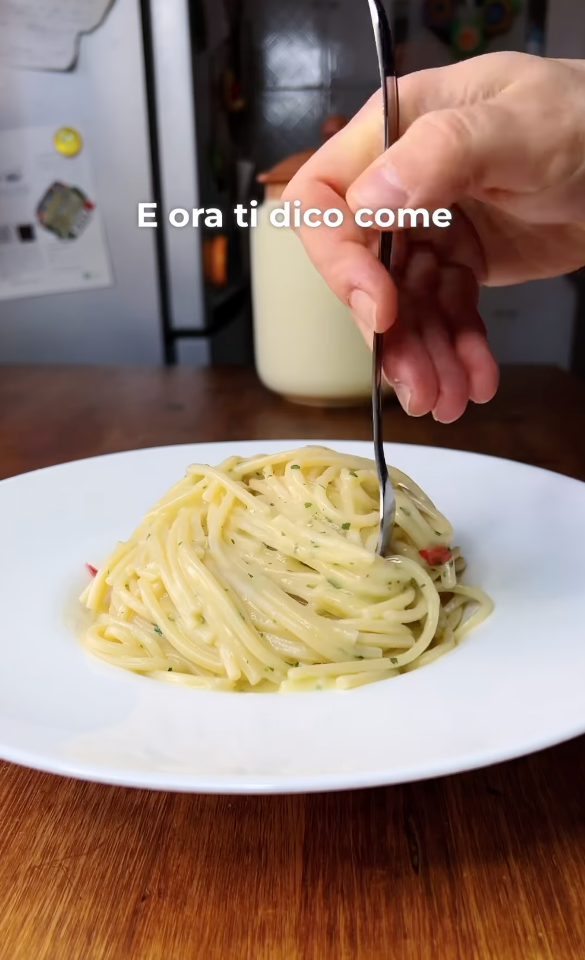 Spaghetti aglio, olio e peperoncino