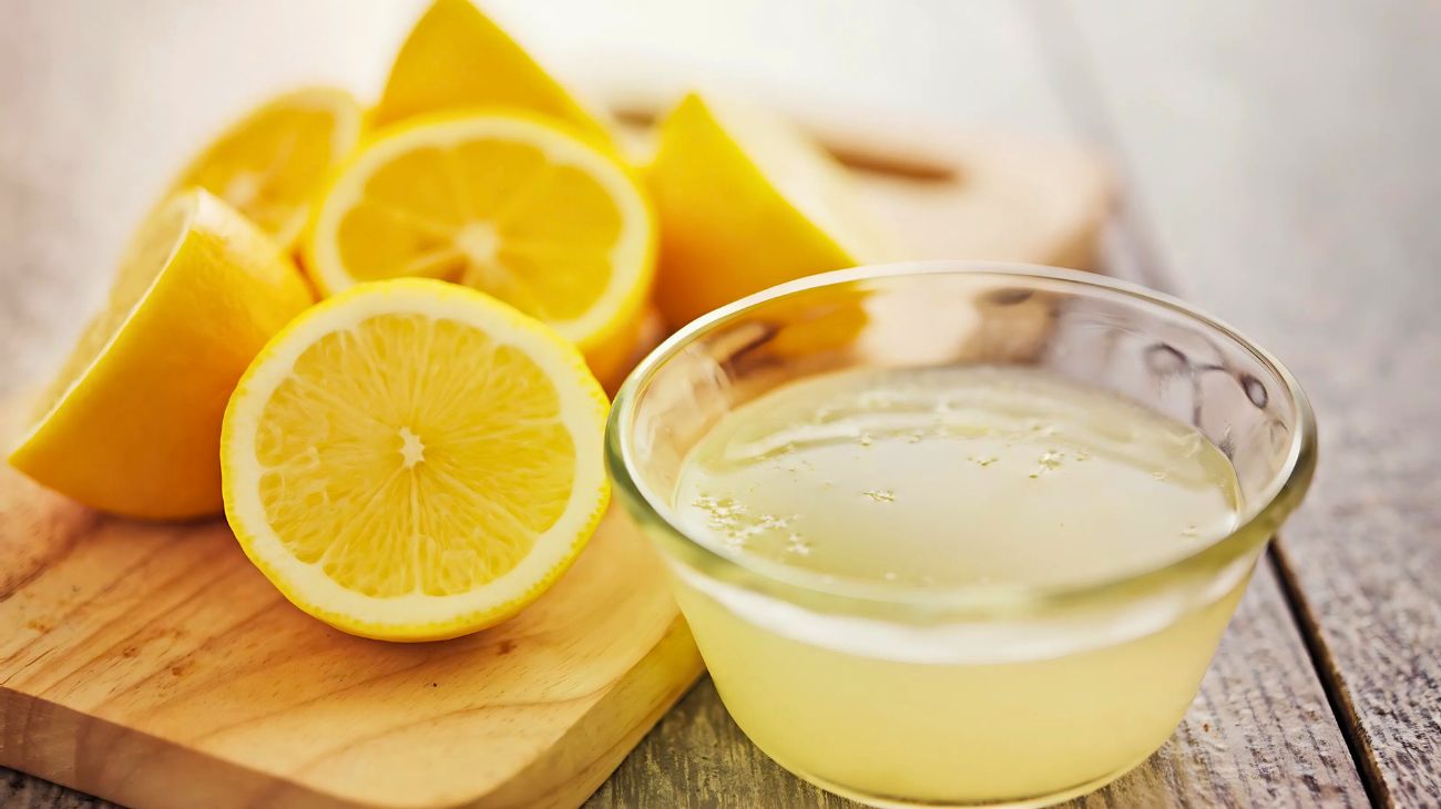 succo limone pulizia