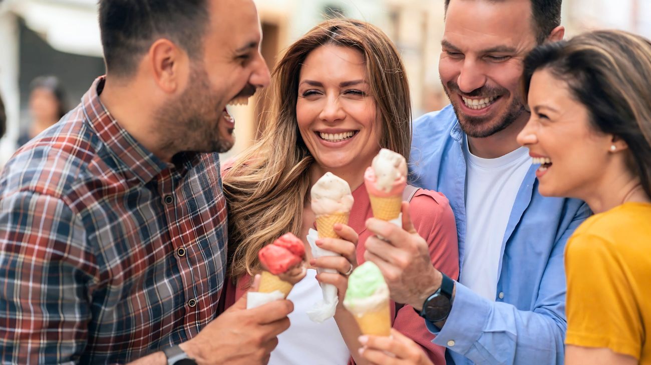 Scegliere stessi gusti di gelato