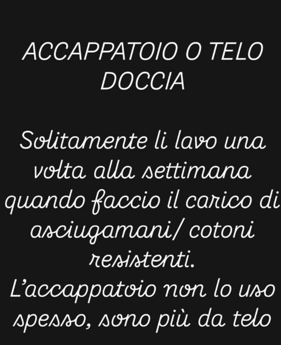 accappatoio telo doccia