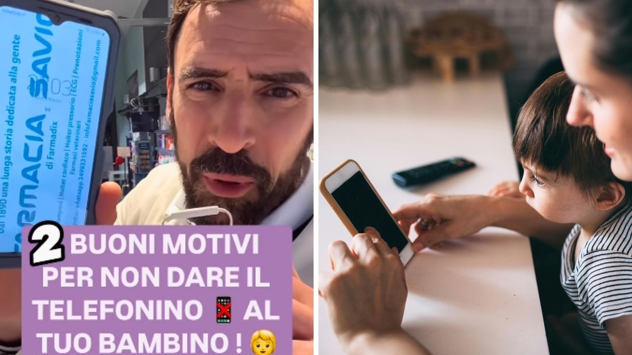 cellulare al tuo bambino