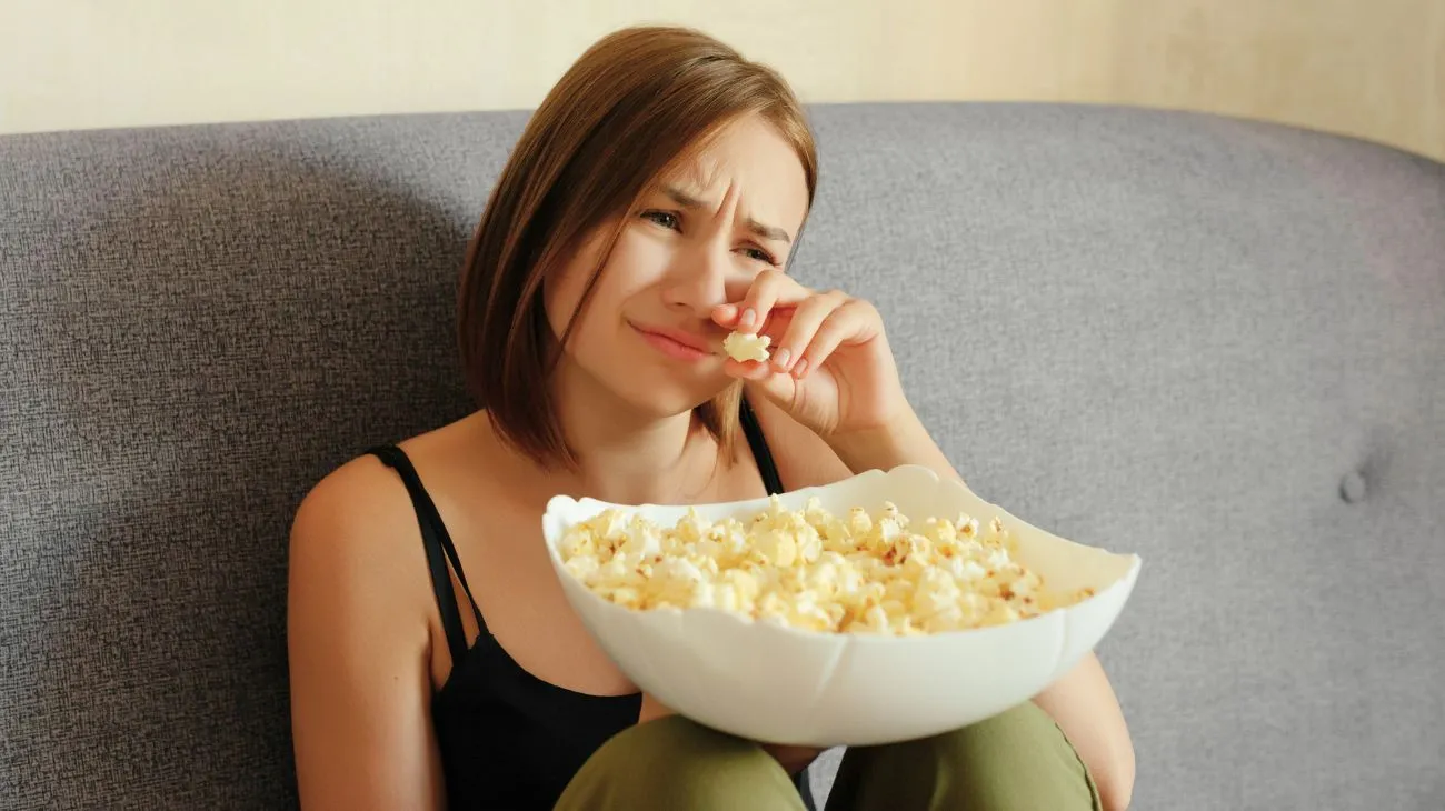 piangi davanti a un film