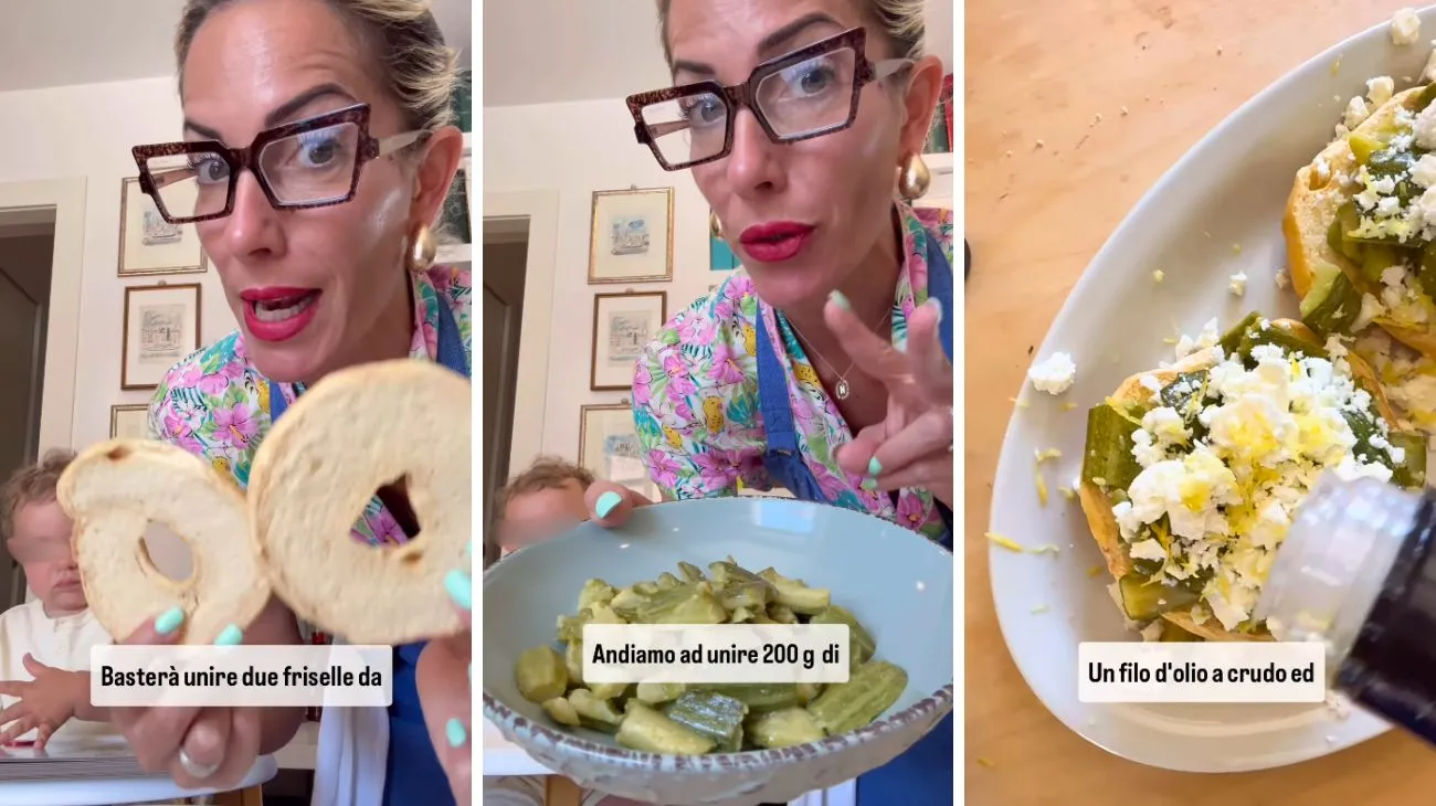 Friselle con zucchine