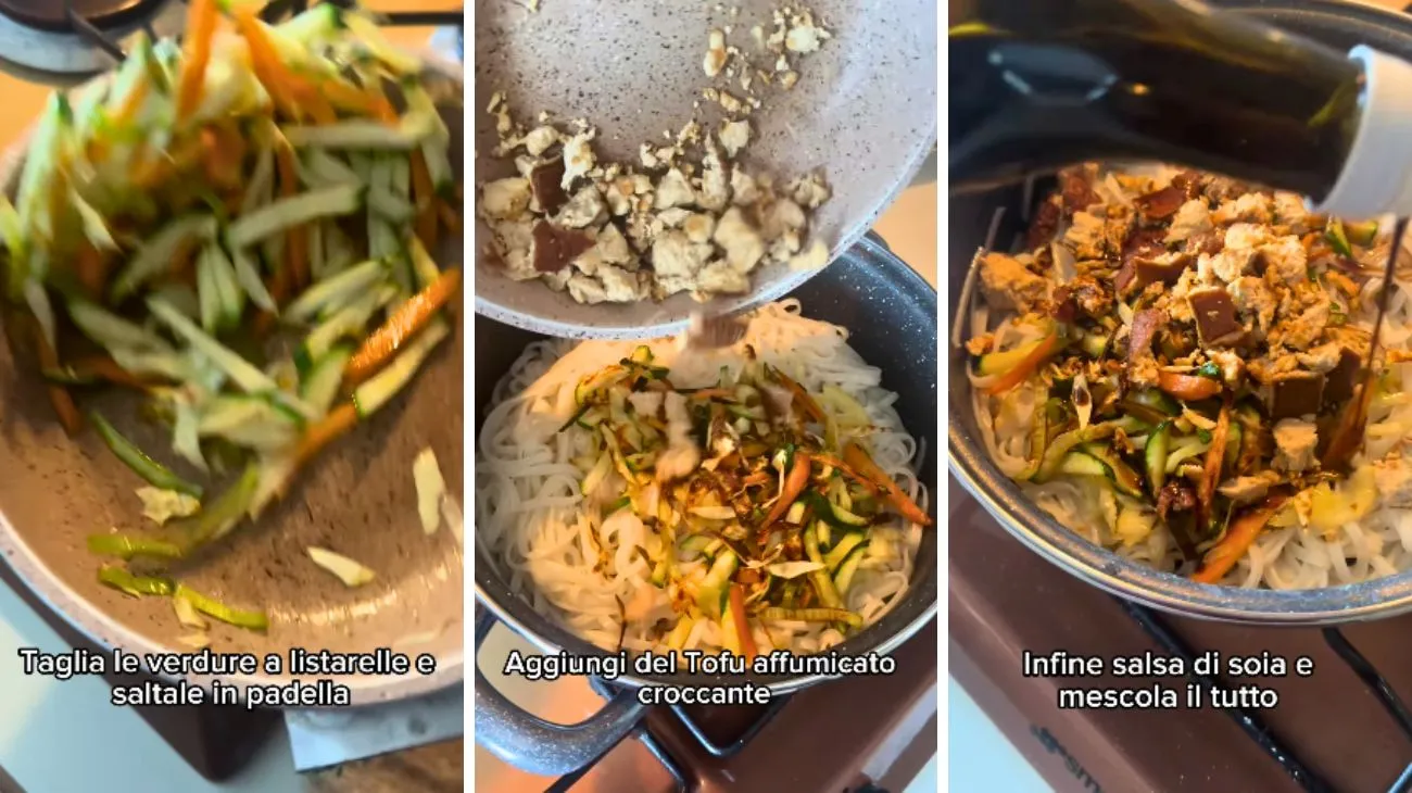 Tagliatelle di riso nutrizionista