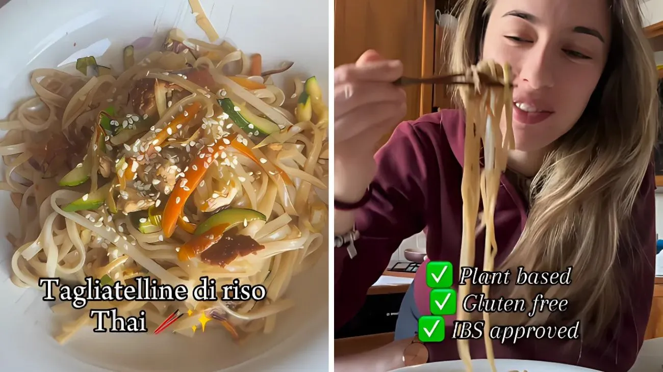 Tagliatelle di riso nutrizionista