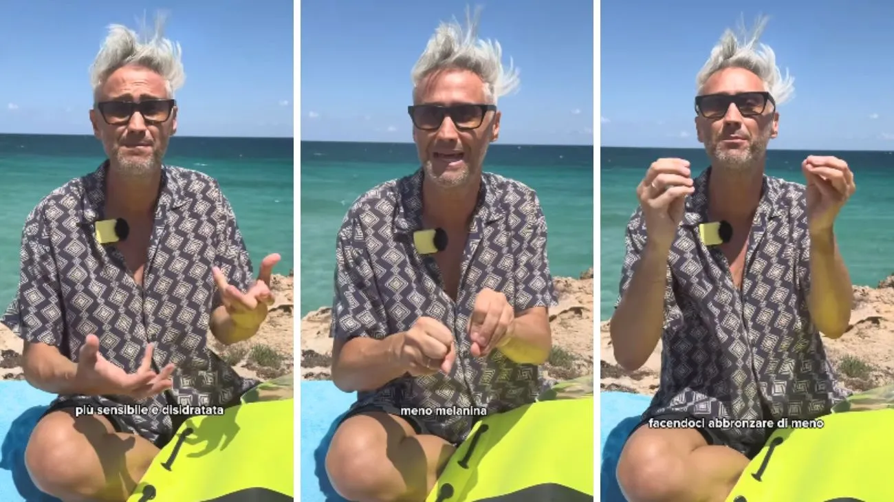 Acqua di mare abbronza