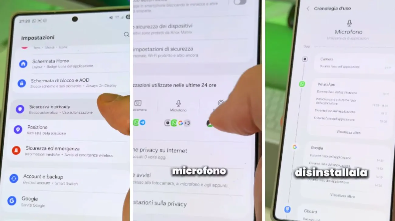 Smartphone microfono