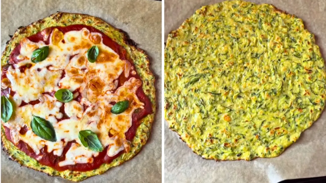 Social Un filo d'olio, pizza di zucchine