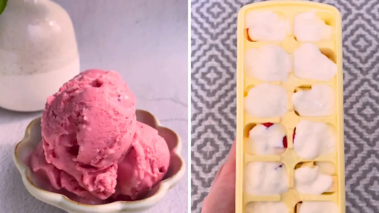 Social Veggy Rwinbow, gelato fragola