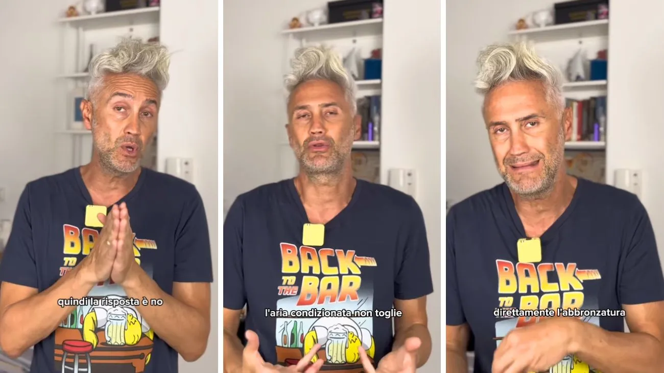 Aria condizionata abbronzatura