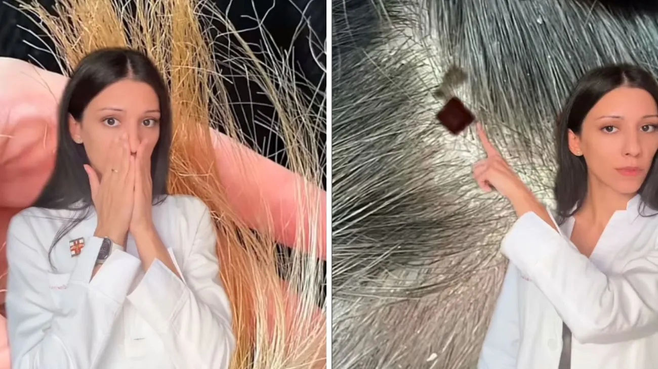 Profilo Farmacista in un clic, capelli bagnati