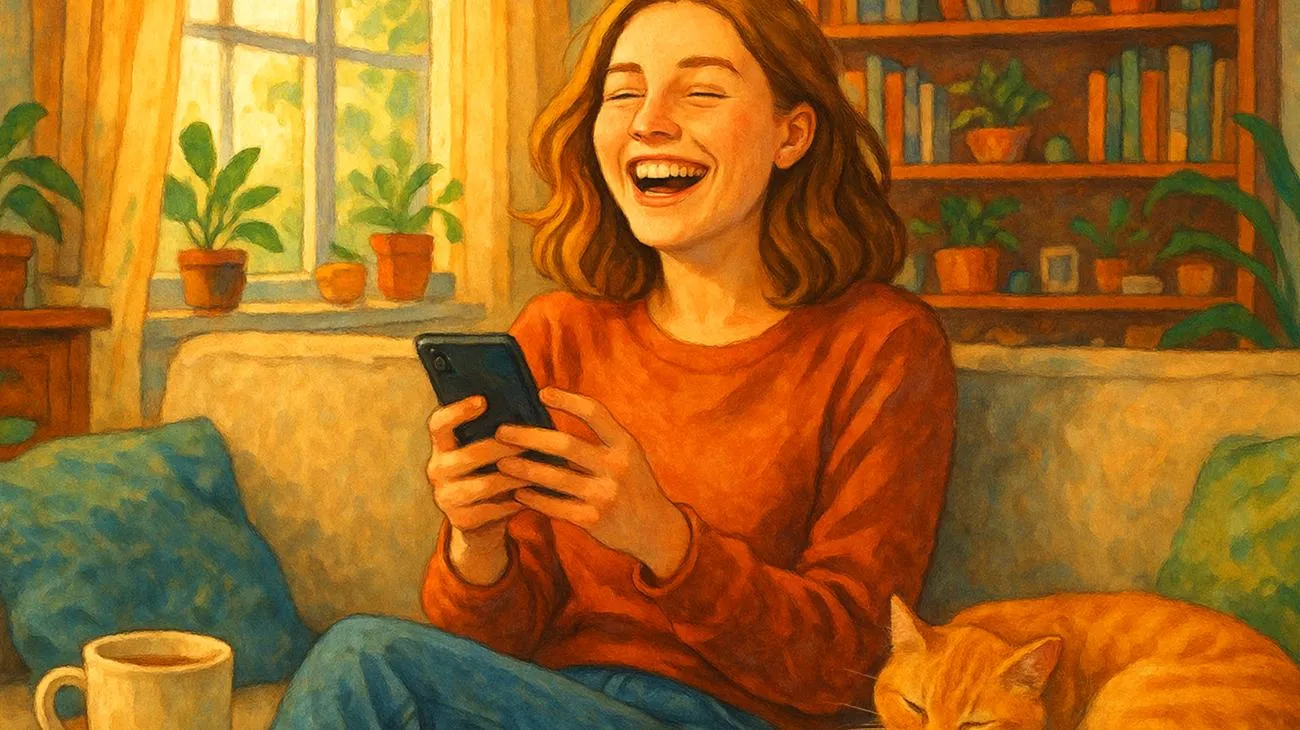 Quando ridi da solo guardando TikTok il tuo corpo produce le stesse sostanze di quando sei innamorato 2025-09-20T14:05:39.381Z"