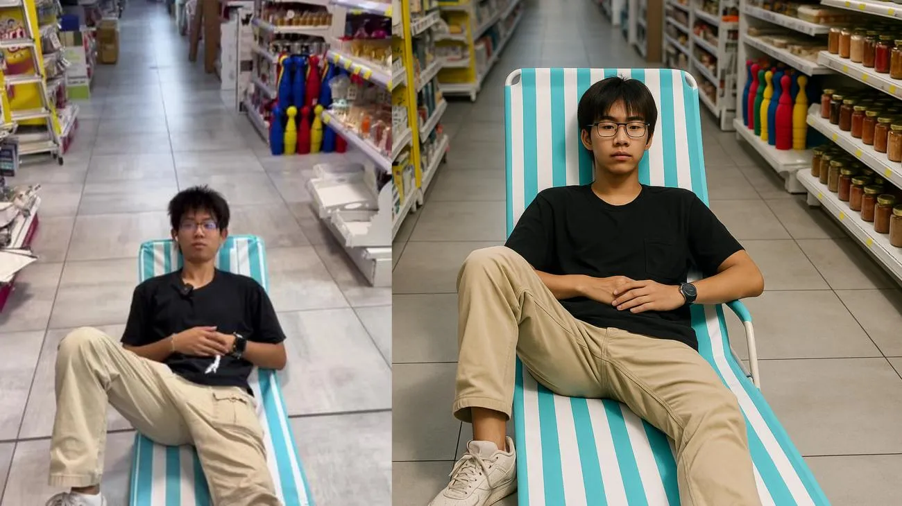 Basta con le asciugamani che si attaccano alla sabbia e si bagnano, abbiamo la sdraio pieghevole😎 Costa solo 14€ Ti aspettiamo in store"