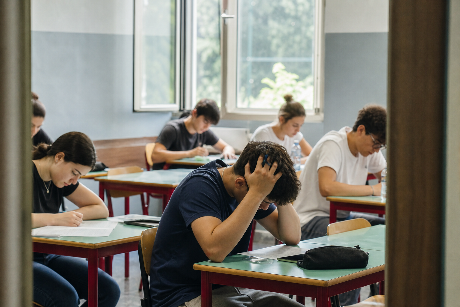 Maturità 2026, ansia critica per un maturando su due: il 65% non si sente pronto, boom di caffeina e nicotina